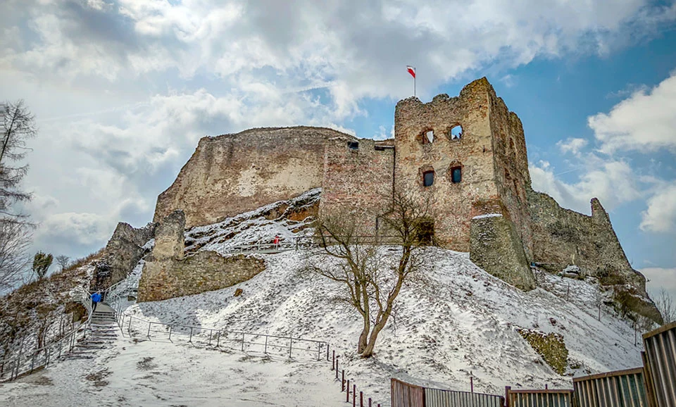 Widok na Zamek Czorsztyn