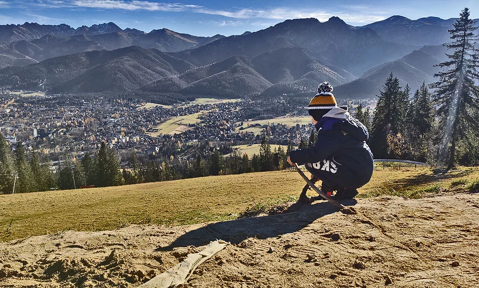 Widok na Tatry z Gubałówki